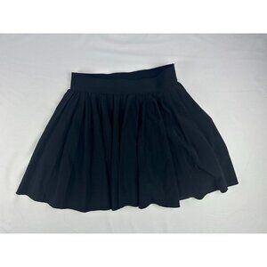 Aritzia TNA Womens Skort Black Move Tennis Mini Skirt Pleated Pull On A Line S